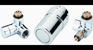 Danfoss X tra Collection Designset 1/2" rechts verchroomd 013G4003