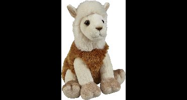 Pluche knuffel dieren Lama 19 cm - Speelgoed Lamas knuffelbeesten