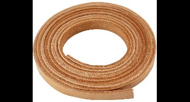 Creotime Leerband, b: 10 mm, naturel, 2 m