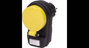 Benson Stopcontact buiten - randaarde - schakelaar en klep - IP44