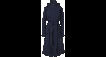 AGU Trench Coat Long Urban Outdoor - Dames regenjas - Blauw - Maat L