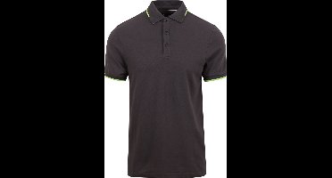 Suitable Fluo B Polo Antraciet - Maat XL - Heren - Polo shirt Heren met Korte mouw