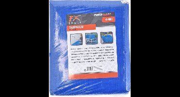 FX Tools - Afdekzeil/grondzeil/gronddoek - blauw - 4 x 6 meter