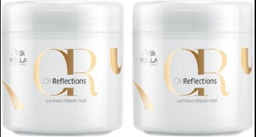 Wella Oil Reflections Luminous Reboost Mask 150ML - 2 Stuks - Voordeelverpakking