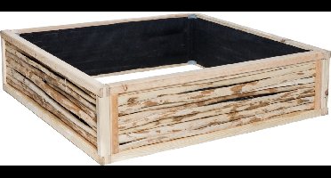 TuinChamp Moestuinbak hout 90 x 90 x 30 cm