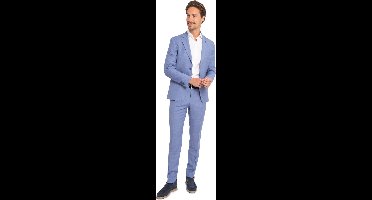 Suitable Toulon Kostuum Wol Blauw - Maat 46 - Heren