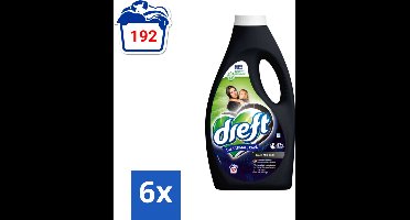 Dreft - Wasmiddel - Vloeibaar wasmiddel - Black and Dark - 32wb/1,44L x 6