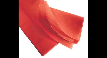 Rood Vloeipapier \ zijdepapier - Watervast & Kleurecht | Diverse Afmetingen | B2 50x75 cm 24 vellen