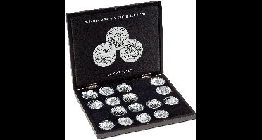 Presentatie cassette, Volterra Uno - voor Munten - Somalia African Elefant, 1 oz Silver in capsules (20 st.)