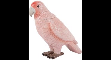 Present Time Voorraadpot Bird - Zachtroze - 22.5x11.8x20.7cm - Scandinavisch