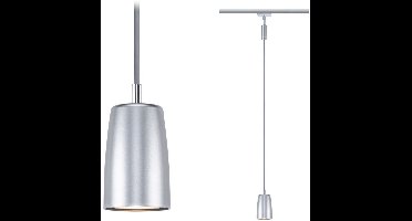 Paulmann 95625 URail Pendelarmatuur GU10 max. 10W dimbaar 230V mat chroom railsysteem - lamp vrij te kiezen