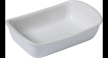 Pyrex - Supreme Ovenschaal Rechthoek 2,4 liter - Wit - Keramiek