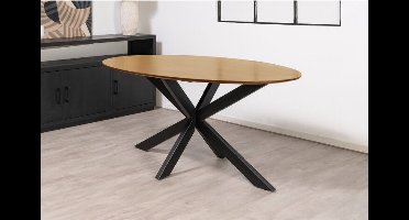 Eettafel Florence ovaal mangohout 200x100 cm - Naturel | Glad
