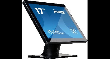 iiyama ProLite T1721MSC-B2 computer monitor 43,2 cm (17") 1280 x 1024 Pixels SXGA LED Touchscreen Tafelblad Zwart