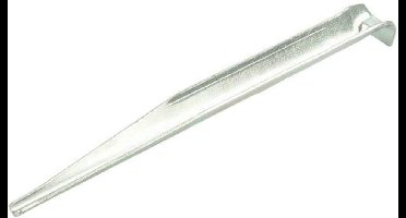 30x grondpennen/tentharingen aluminium geribbeld 18,5 cm - Rotspennen