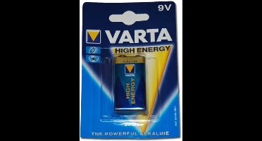 Varta Energy Alkaline batterij - 4x - 9V - blokbatterij - LR61
