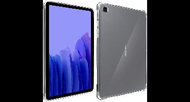 Akashi, Hoesje Geschikt voor Galaxy Tab A7 10.4 2020 Siliconen Flexibel Schokbestendig, Transparant