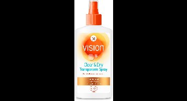 Vision Clear & Dry zonnebrand spray - SPF 30