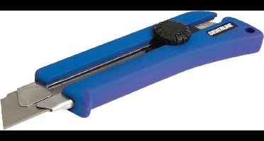 Silverline Stanleymes - Afbreekmes - 25 mm - Schroefvergrendeling - Antislip Handvat