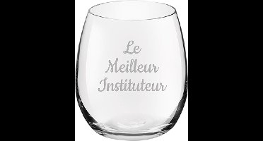 Drinkglas gegraveerd - 39cl - Le Meilleur Instituteur