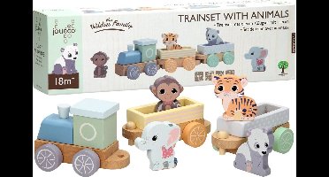 Jouéco Treinset the wildies family hout