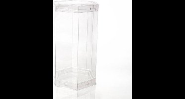Plastic Tube Hexagon 8.9x7.9x15.2cm (25 pieces)