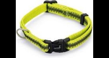 Beeztees nylon halsband Cabo geel 20 - 30 cm x 10 mm