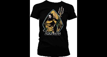 DC Comics Aquaman Dames Tshirt -M- Aquaman Zwart