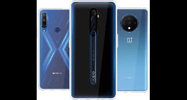 Just in Case hoesje geschikt voor Motorola Moto G Plus (5G) Hoesje Siliconen - Flexibele Case - Transparant