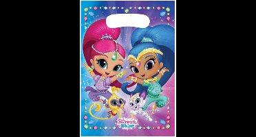 Shimmer and Shine uitdeelzakjes/giftbags - 8 stuks