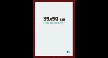 Your Decoration - Fotolijst 35x50 cm - MDF - Wijnrood Geveegd - Mura