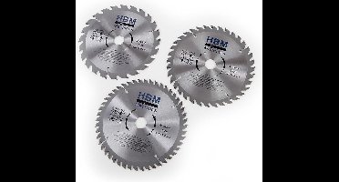 HBM 160 mm 3-delige PROFI cirkelzaagbladenset voor Festool invalzaag