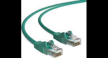 Cat 5e - U/UTP - Netwerkkabel - Patchkabel - Internetkabel - 1 Gbps - 50 meter - Groen - Allteq