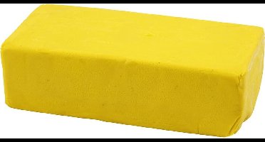 Soft Clay, afm 13x6x4 cm, geel, 500gr