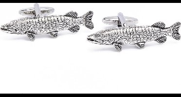 Manchetknopen - Vis Snoek Pike Sportvissen UK Made