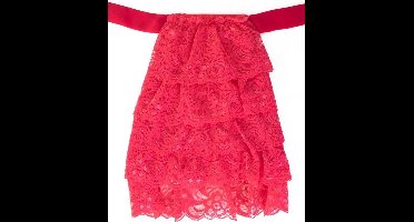 Jabot kant luxe roze