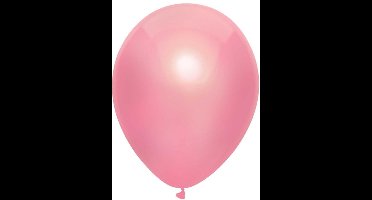 Metallic Ballonnen Licht Roze : 100 Stuks