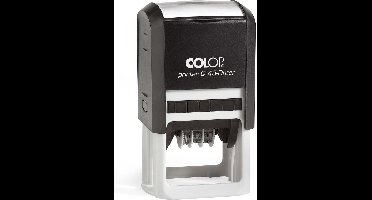 Colop Printer Q43/D Blauw - Stempels - Datum stempel Nederlands - Stempel afbeelding en tekst