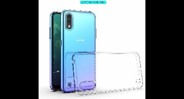 Hoesje Geschikt Voor Samsung Galaxy A01Hoesje TPU Back Cover - Transparant