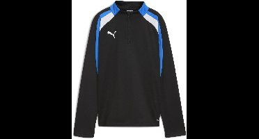 PUMA IndividualLIGA 1/4 Zip Top Jr Unisex Sporttop - PUMA Black-PUMA White-Ultra Blue