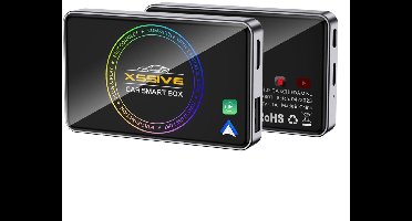 Xssive CarPlay Dongle met HDMI - Geschikt voor Android Auto, Apple CarPlay, Youtube, Ziggo, TV & Netflix - Draadloos Smart Streaming Box Dongel