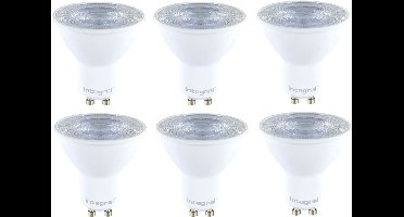 6 stuks | Integral LED GU10 3.6W 345lm 2700K 36º Dimbaar Ø5cm | GU10 | Extra Warm Wit | 3.6 watt | 15.000 Branduren