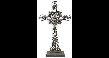 gietijzeren beeld - kruisbeeld - gietijzer - 88,1 cm hoog