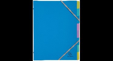 Exacompta 8x Sorteermap polypropyleen met 3 kleppen Forever Young 8 verdelingen - A4 - Geassorteerd - 56190E