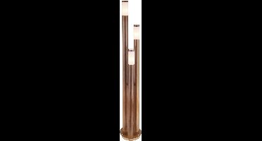 Globo - vloerlamp - Boston - naturel - metaal - Ø 28cm - E27 - 3159-3W