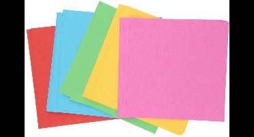 Felgekleurde Vouwblaadjes, 16x16cm