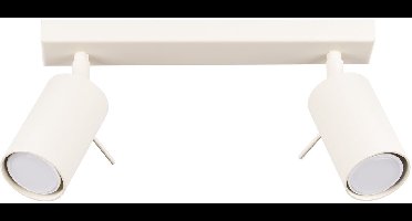 Sollux Lighting Plafondlamp Ring - 17x30x6cm - GU10 - beige - staal