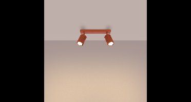 Sollux Lighting Plafondlamp Karbon - 16.5x30x6.5cm - GU10 - rode oker - aluminium