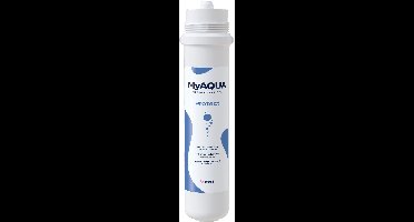 BWT MyAQUA “Protect” filterpatroon | Vervangingsfilters voor BWT MyAqua systemen | Zorgt voor zuiver en fris drinkwater | Vermindert chloor, kalk en onzuiverheden | Eenvoudig te vervangen | Hoge filtercapaciteit