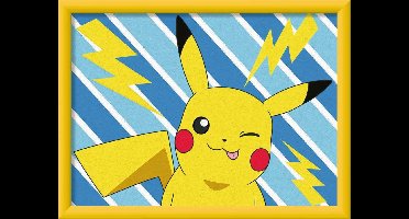 Ravensburger Pokémon CreArt Paint by Numbers Painting Set Pikachu 18 x 24 cm Puzzles